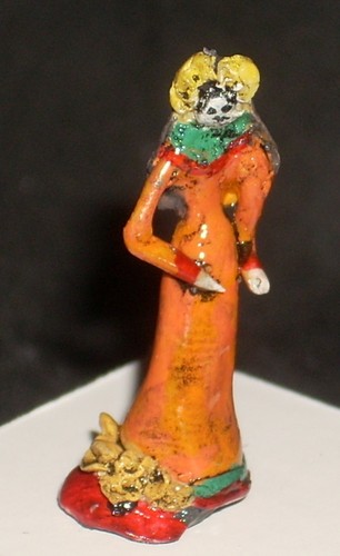 Day of The Dead Folk Art Katrina 1:12 Dollhouse Miniature Mexican Market K0634 - Picture 7 of 8