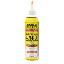 Jamaican Mango  Lime Soothes  Seals Island Oil For Scalp and Roots-8 OZ