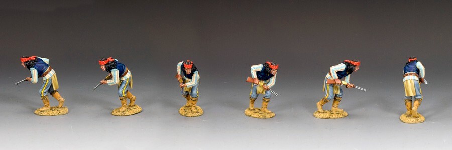 Figurine King & Country TRW188 – Apache Accroupi Avec Winchester
