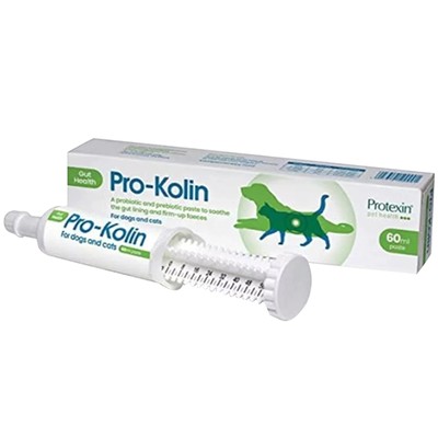 Protexin pet health Pro-Kolin for Dogs and Cats Probiotic Paste and Syringe 60ml