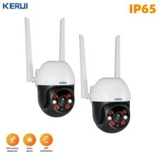 2Pack HD 5MP Wireless WiFi Security Camera Outdoor 2 Way Night Vision IP65 