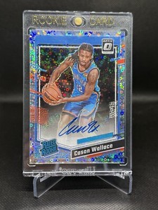 2023-24 Donruss Optic Cason Wallace Holo Disco Prizm Rated Rookie Auto RC #269