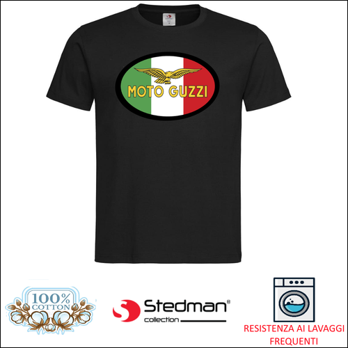 T-SHIRT 100 ANNI MOTO GUZZI BIANCA