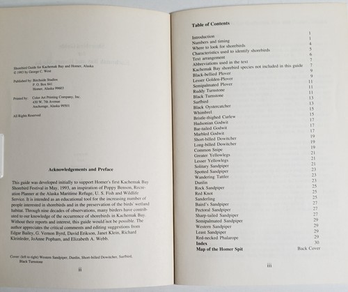 Shorebird Guide For Kachemak Bay And Homer, Alaska - Birds - George West, 1993 - Imagen 7 de 14