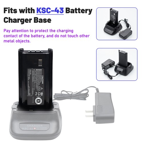 Batteria 10 pezzi 1500 mAh Ni-MH KNB-29N per radio Kenwood TK3201 TK3301 TK2202 TK2302 - Foto 7 di 12