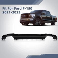 Front Lower Molding Bumper Trim Valance For 2021-2023 Ford F-150 Glossy Black