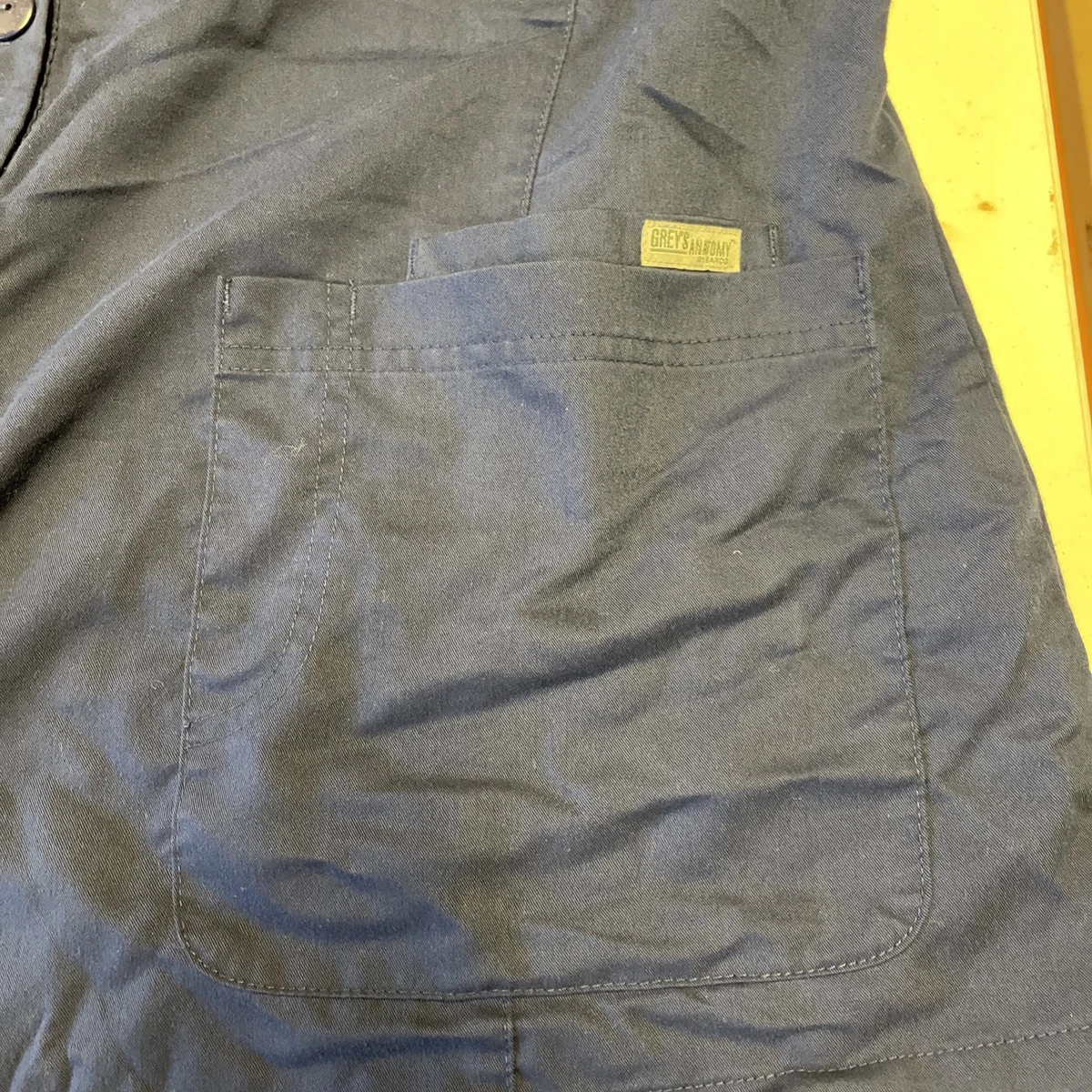 Navy Blue Greys Anatomy Lab Coat Good Condition Size 2XL