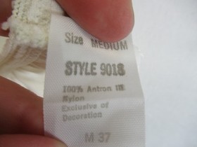 Vintage Gossard Artemis Satin Half Slip Women Medium Ivory Nylon