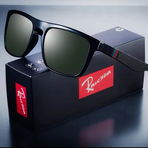 Sonnenbrille UV400 Polarisiert Herren Damen Mode Brille Eyewear Designer Eckig - Bild 1 von 3