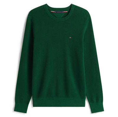 TOMMY HILFIGER Essential Structure Crew Neck Herren Pullover grün 3XL NEU