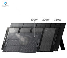 BLUETTI Pannello Solare 200W/350W Per Campeggio, Viaggio,Domestico, Fuori Rete