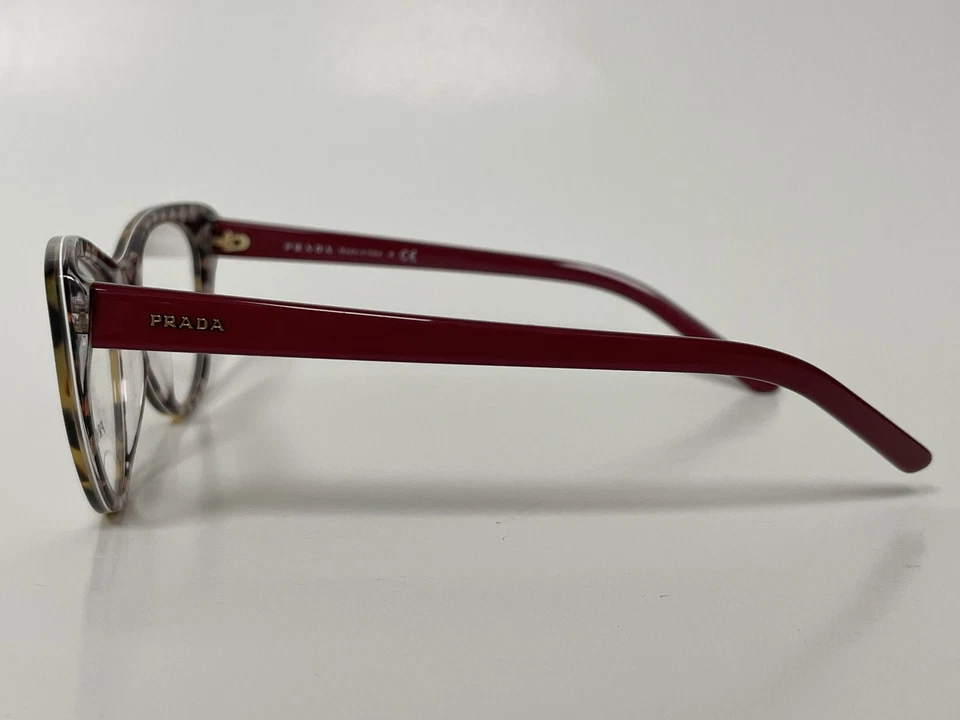 Auténticas gafas Prada PR 05XV 5141O1 Habana/Rojo plástico Cateye para mujer 51 mm Foto 4 de 4