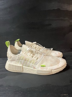 Adidas Men\'s NMD_R1 TR GW0607 Off White Solar Green Camo Shoes Size 9.5 NMD_R1 TR  main image 4