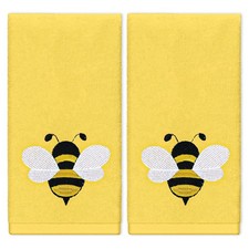 Hand Towels Cotton Embroidered Bathroom Towels 29.5 x 13.8 Inch Bath Towels