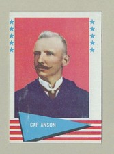 1961 FLEER BASEBALL CARD #4 CAP ANSON HOF  EX