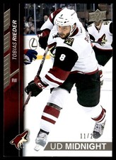 2015-16 Upper Deck UD Midnight Tobias Rieder 11/25 Arizona Coyotes #261