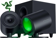 Re-newed by Amazon RAZER Nommo V2 Full-Range 2.1 PC Gaming Speakers w/Woofer