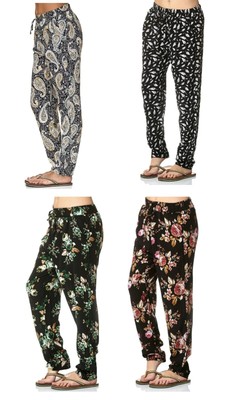 Damen Sommerhose Freizeithose Stoffhose Baumwolle