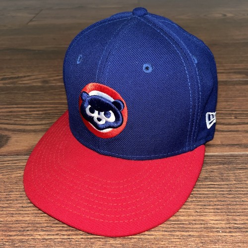 VTG Chicago Cubs New Era Hat Cap Fitted 6 7/8 Cooperstown 59FIFTY 1979 Blue Wool