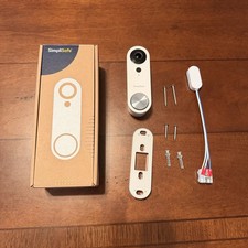 SimpliSafe Brand New Video Doorbell Camera Wi-Fi Wired Camera 1080p
