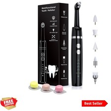 Tooth Polisher, Rechargeable Tooth Whitening Kit for Teeth Cleaning and White...