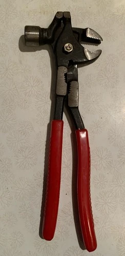 Multipurpose 10” Hammer Pipe Wrench Pliers Tool