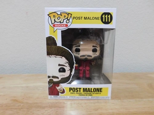 New Funko Pop Rocks Post Malone #111 Post Malone vinyl figure