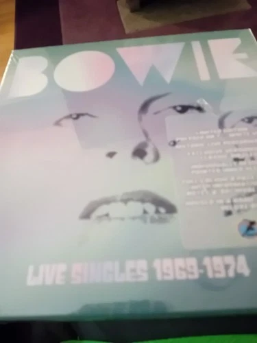 David Bowie Live Singles 1969-1974 Box Set 5 White 7" Vinyl Singles, Numbered