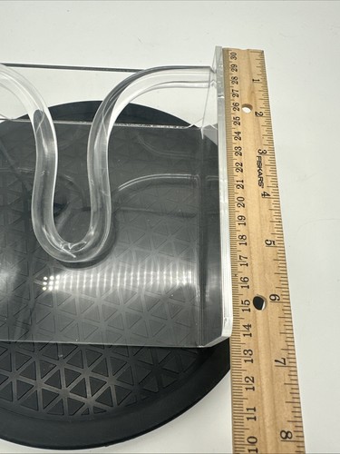 Mid Century Acrylic Clear Napkin Holder - Picture 3 of 4