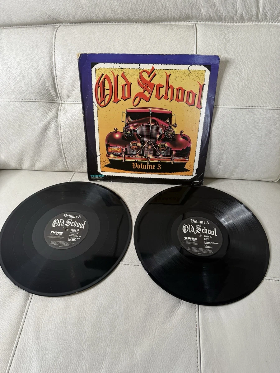 Old School Rap & Hip-Hop Double LP 33 RPM Speed Vinyl Records for