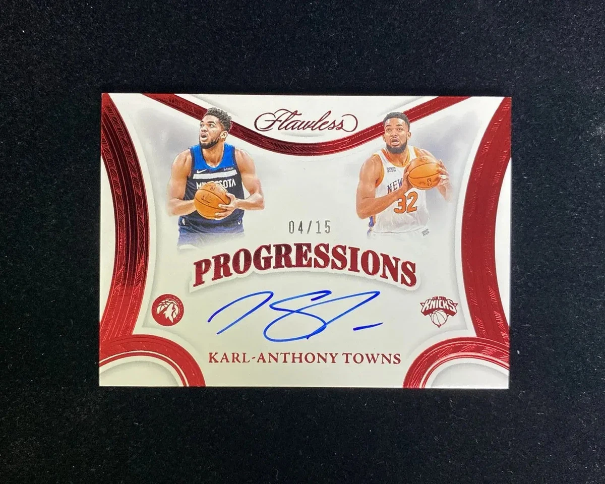 Karl Anthony Towns Autograph Basketball Cards for sale | eBay