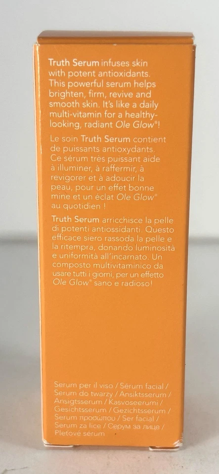 Suero Ole Henriksen Truth - 1 oz nuevo en caja potenciado con colágeno con complejo True-C Foto 3 de 4