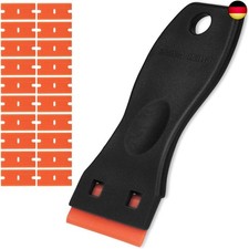 Flintronic Schaber, Mini Kunststoff Schaber mit 20 Kunststoff Klingen,