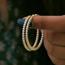 Round Cut Simulated Diamond Clip On Huggie Hoop Earrings 14k Yellow Gold Plated