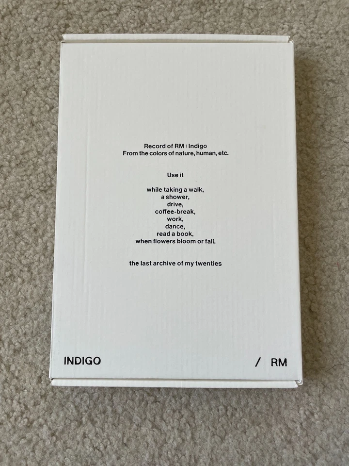 BTS RM [Indigo] Album Book Edition + RM Photocard Foto 2 de 4