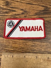 Vintage 1970s 80’s Yamaha Motorcycles Snowmobile Patch Nice Red White Black