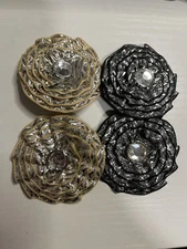 LINDSAY PHILLIPS Interchangeable Shoe Snaps Charms Accessories Lot 2 Sets