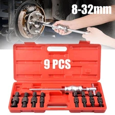 9pc Blind Hole Inner Bearing Puller Set Remover Slide Hammer Internal Kit 8-32mm