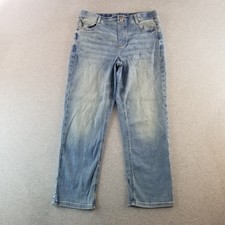 J. Jill Jeans Women's Sz 6R High Rise Straight Leg Crop Med Wash Normcore Cute
