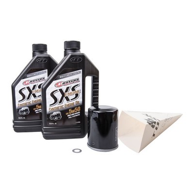 Tusk 4Strk Oil Change Kit Maxima SXS Synthetic 5W-50 For Polaris RZR 800 XC 2014