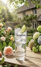 Gordon's Gin Tall Glass New & Rare