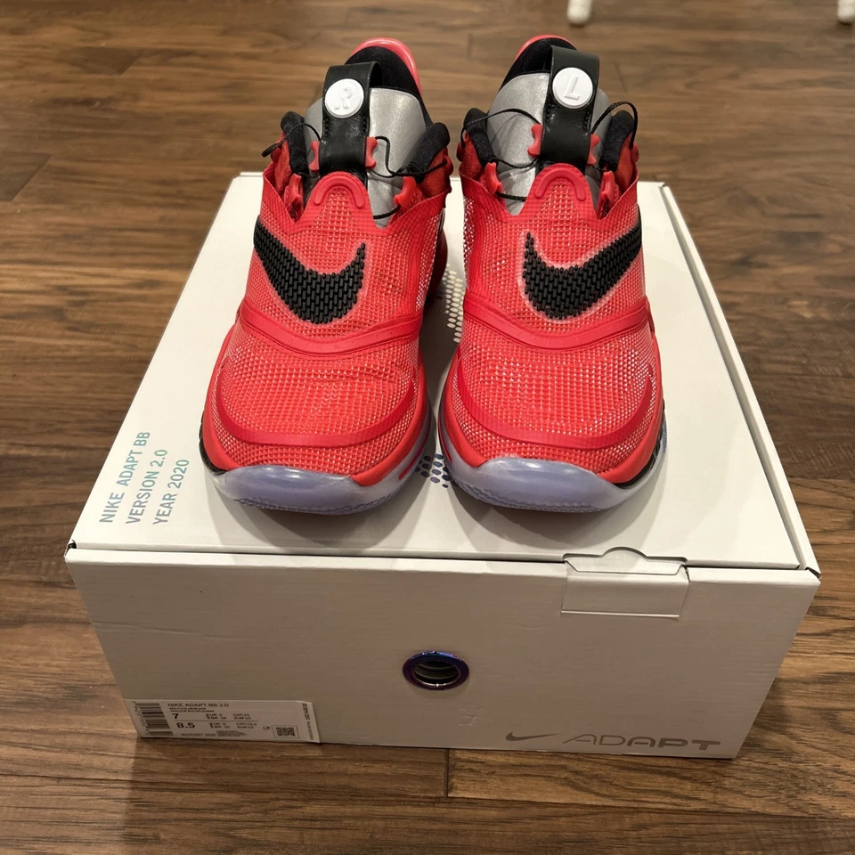 Nike Adapt BB 2.0 Chicago Bred EE. UU. Para hombres Talla 7 BQ5397-900 Totalmente Nuevas DS Foto 2 de 4