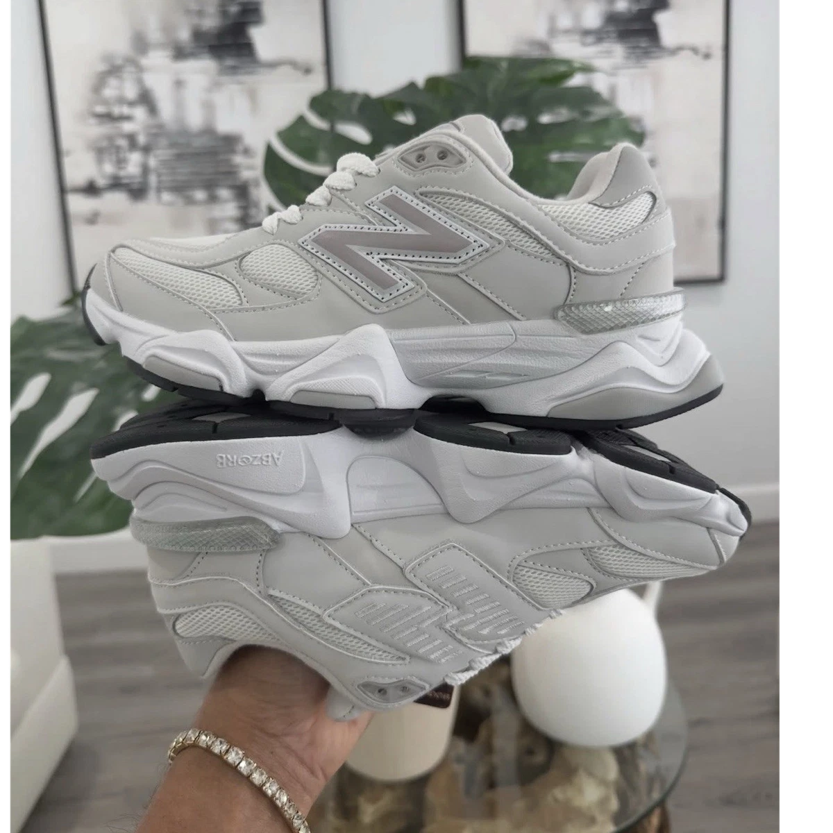 New Balance 9060 Grey White for Sale | Authenticity Guaranteed | eBay