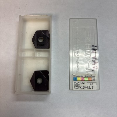 Mitsubishi Hitachi Inserts NEW PCA12M IZCFW160-R3.2 (2 Pcs)