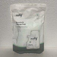 Motif Medical Breast Milk Storage Bags 8oz Single Use Bags 90 count BPA-Free