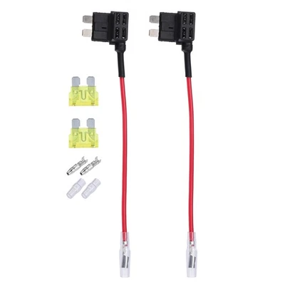 2 Ensemble 32V Standard Fusible Adaptateur Trousse avec 20A Lame Style Fusible - Photo 1/4