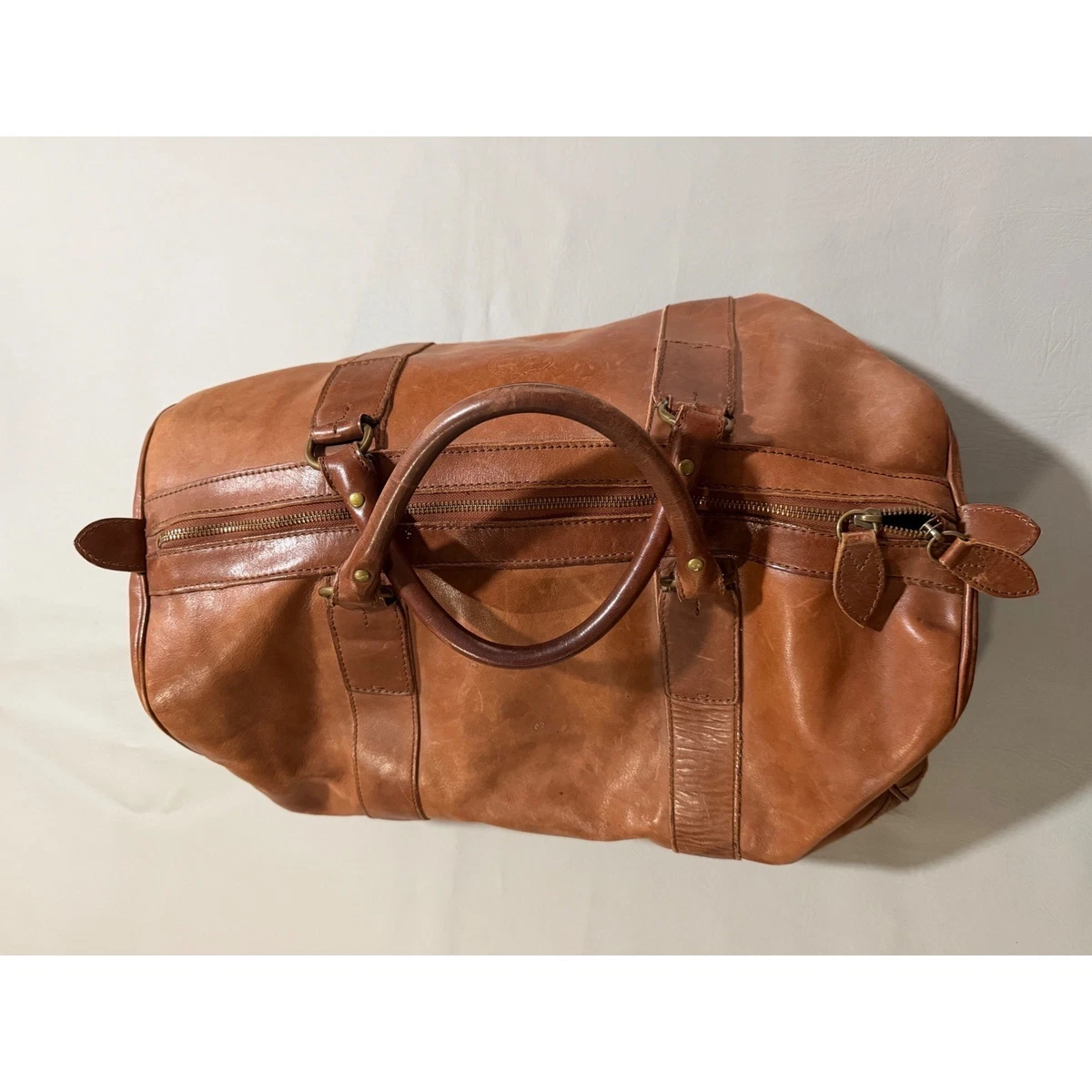 希少✨ Ralph Lauren ヴィンテージ 牛革 ベルト バッグ ブラウン Polo Ralph Lauren Brown Leather Bags for Men for sale | eBay