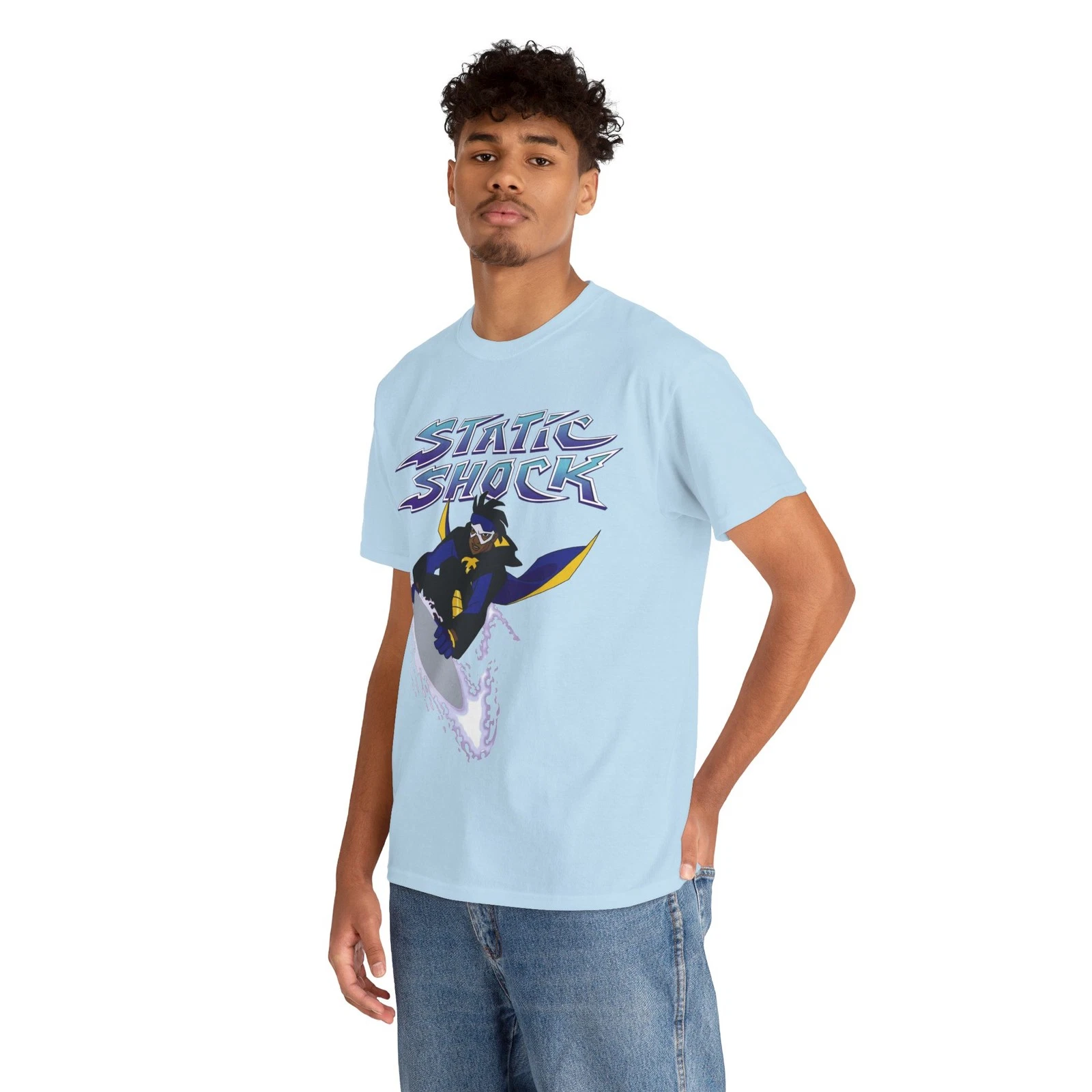 Static Shock T-Shirt - Milestone Comics - WB - DC Comics - Virgil Hawskin