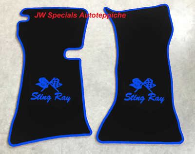 Autoteppich Fußmatten Floor Mats für Corvette Stingray C2 Coupe 1962-1967 Velour