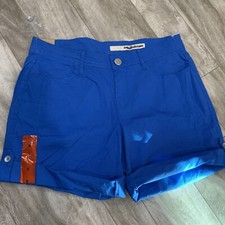 DKNY Jeans Womens Blue 5 Pocket Casual Shorts Size 8 NWT